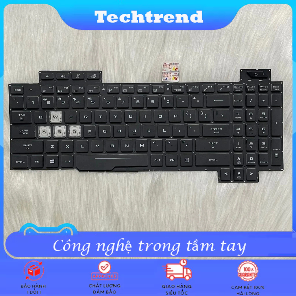 Bàn phím laptop Asus ROG Strix GL504 GL504G GL504GM GL504V GL504GS GL504GV LED TRẮNG