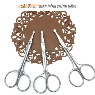 Kéo Tỉa Lông Mũi, Lông Mày, Mi Mắt, Tóc, Râu Thiết Kế Nhỏ Gọn Dễ Dàng Bỏ Túi Không Hộp
