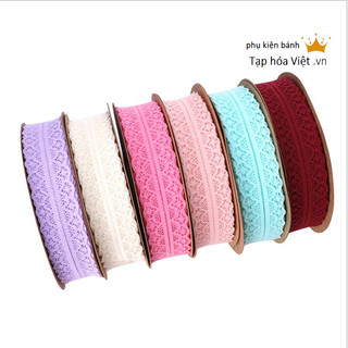 Cuộn Ruy Băng Ren buộc bánh, ruy băng buộc hoa, gói quà