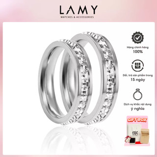 Nhẫn nam nữ CDE Eternity Ring Silver CDE8022SV