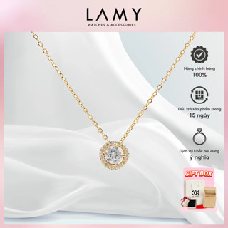 Dây chuyền bạc nữ cde elegant necklace cde6022gg - dây chuyền nữ cao cấp