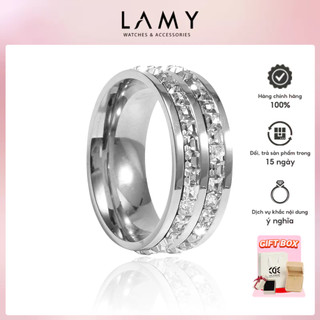 Nhẫn nam nữ CDE Eternity Dual Ring Silver CDE8023SV