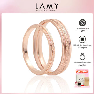 Nhẫn cặp đôi CDE Milgrain Rose Gold Ring CDE8003RG & CDE8004RG
