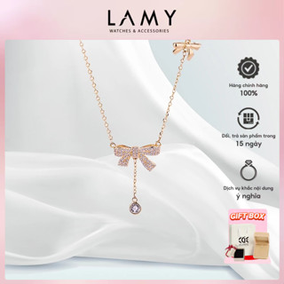 Dây chuyền bạc nữ CDE Butterfly Diamond Necklace Rose Gold CDE6039RG - Dây chuyền nữ cao cấp