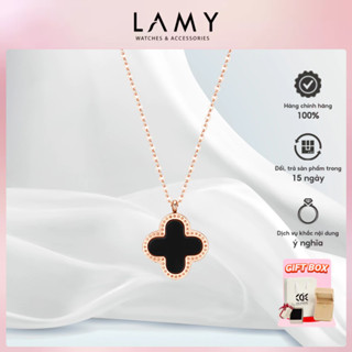 Dây chuyền CDE Dual Lucky Leaves Necklace Rose Gold CDE6026RG