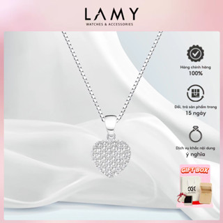 Dây chuyền bạc nữ CDE Sparking Silver Winter Heart Necklace CDE6152SV - Dây chuyền bạc ta
