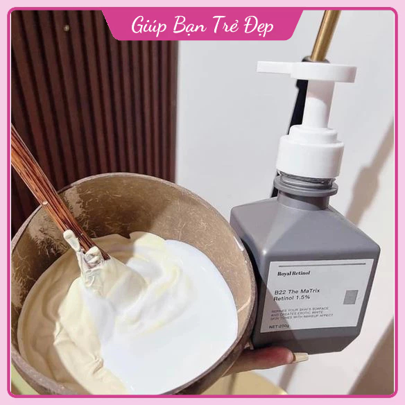 [CHÍNH HÃNG] Kem Ủ Trắng Da Royal Retinol B22 Matrix Retinol 1.5% Hộp 200g