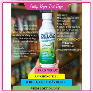 Siro sữa hỗ trợ dạ dày belcid thái lan chai 240ml