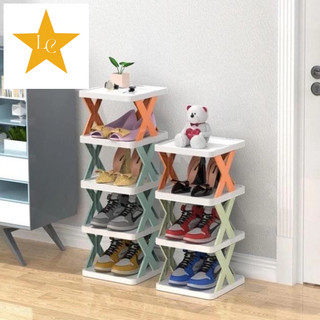  Kệ để giày dép đa năng dễ tháo lắp 5 tầng New 2022 Kệ trang trí decor chữ X 