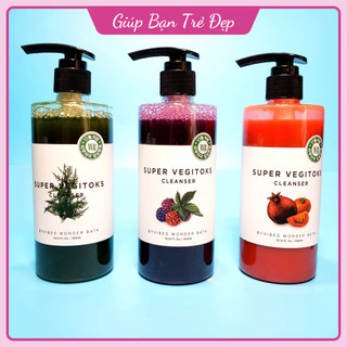Sữa rửa mặt rau củ Super Vegitoks Cleanser Hàn Quốc - ĐT67