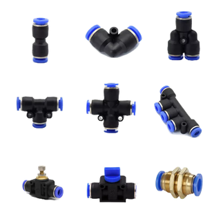 Đầu nối ống khí nén bằng pu pe pv pz 4mm 6mm 8mm 10mm 12mm 16mm
