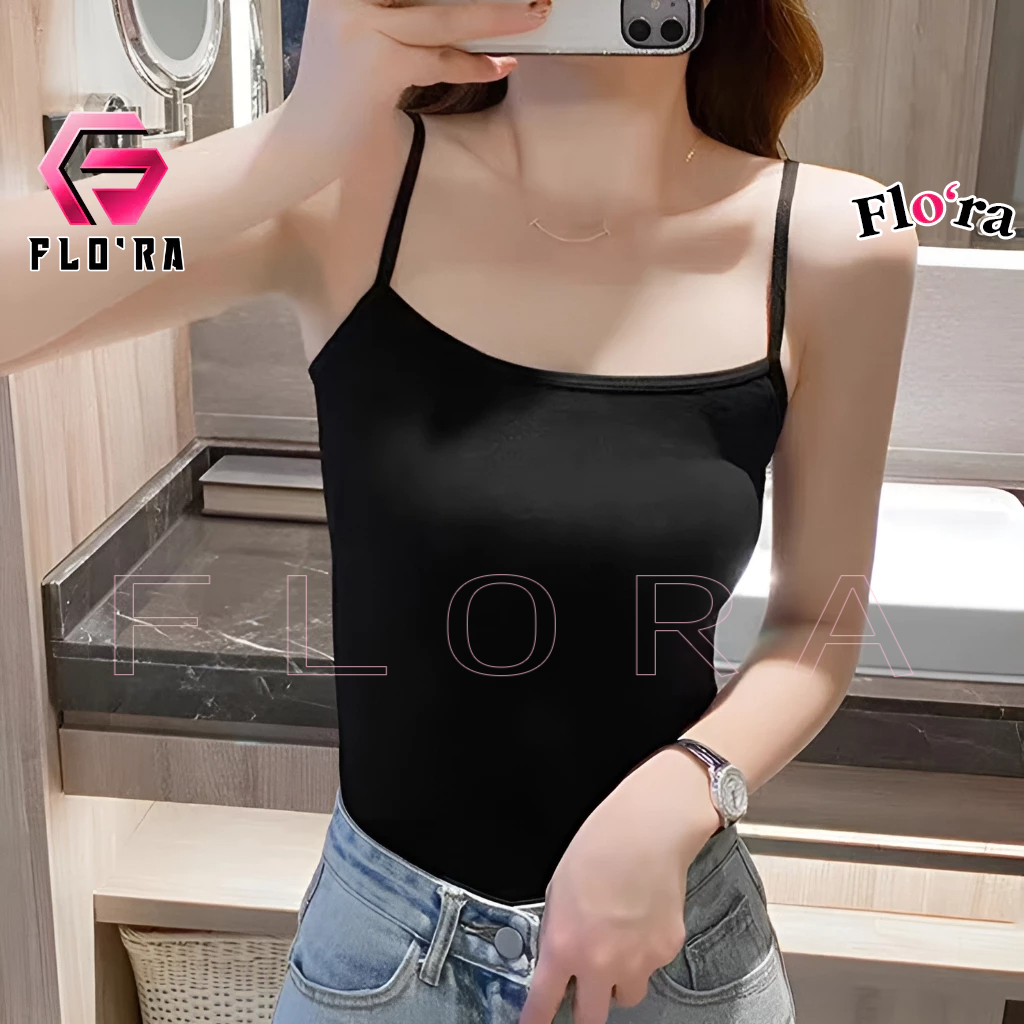 Áo HAI DÂY MẢNH DÁNG DÀI Chất Thun Borip Mềm Mát BM108, Áo Thun Babytee Trơn Kiểu Sexy Nữ Ôm Body Fl
