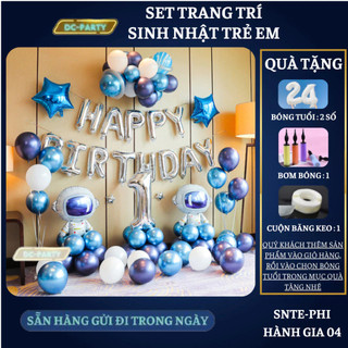 Set trang trí sinh nhật trẻ em snte-phi hành gia 04