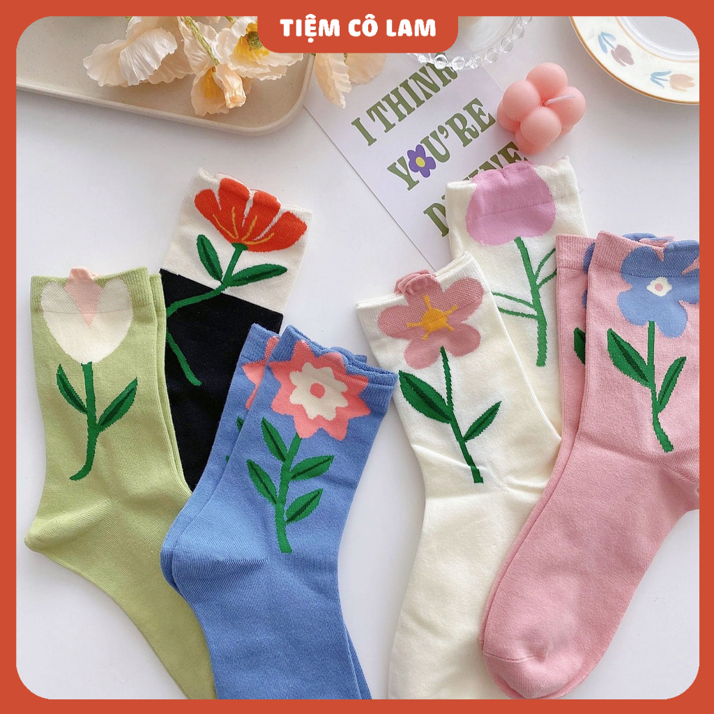 [CỔ CAO] Tất hoa cute quá chừng luôn [Tiệm vớ cô Lam]