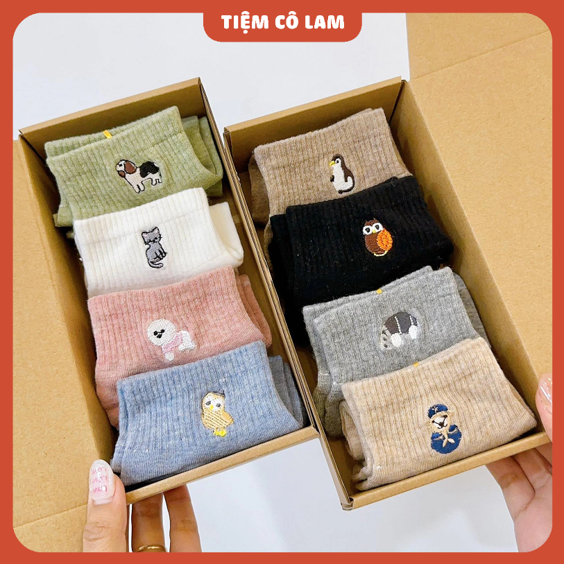 SET 4 VỚ kèm hộp làm quà tặng Tiệm Cô Lam [GIFTBOX 10]