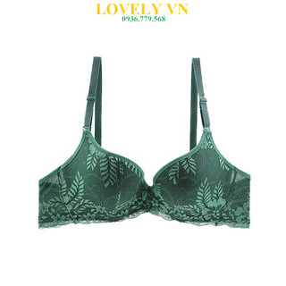 Áo Ngực Ren Lovely Mút Mỏng Gọng Nhựa Dẻo không kích ngực (Size B75-B90) 291