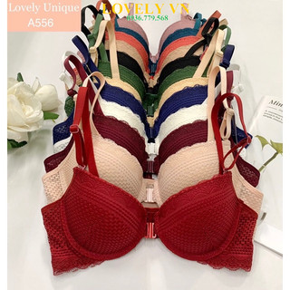 Áo lót nữ ren cài trước mút vừa 3cm cúp ngang hàng cty Lovelyvn 556
