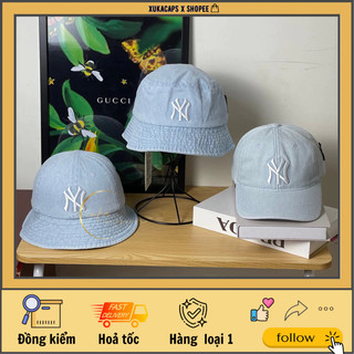#𝗖𝗼́ 𝘃𝗶𝗱𝗲𝗼 Mũ bucket jean NY thêu nét , tem mac chuẩn xukacapbeauty