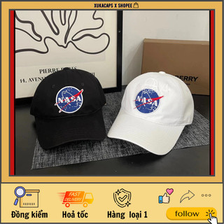 Mũ lưỡi trai logo Nasa xukacapbeauty form mềm