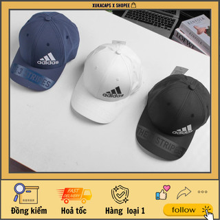 Mũ lưỡi trai dù mỏng nhẹ thể thao logo in nhiệt khoá dán PC