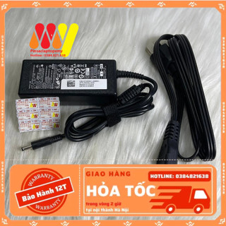 Sạc Laptop Dell 19.5V 3.34A Công xuất 65W , Đầu sạc 4.5mm x 3.0mm chân nhỏ , Tặng kèm dây nguồn . Bảo hành 1 đổi 1