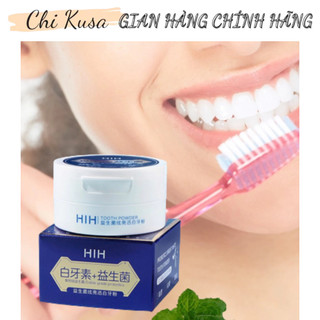 Bột trắng răng hih khử răng ố vàng, hết mảng bám làm sạch răng, trắng sáng, thơm miệng 50g