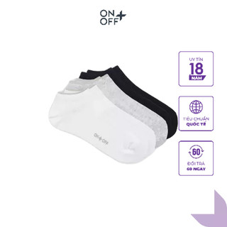 Pack 3 đôi tất nam ONOFF kháng khuẩn, thấm hút tốt - 18AP23A001
