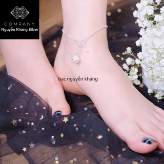 Lắc chân chuông bạc cho nữ