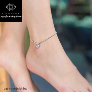 Lắc chân chuông bạc cho nữ
