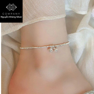 Lắc chân chuông bạc cho nữ