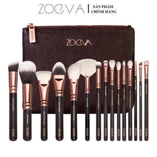 Bộ Cọ Trang Điểm 15 Cây Zoeva Rose Golden Complete Set Vol 1 Face and Eyes Brush (Rose Gold)