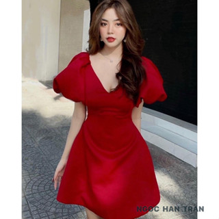 SCARLET DRESS ( Váy xoè đỏ )