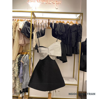LUCIE DRESS ( Váy nơ trắng )