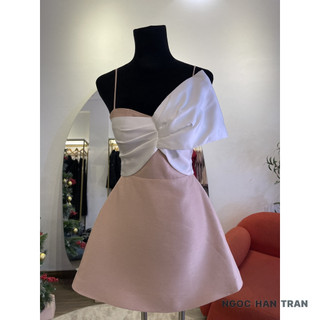 LUCIE DRESS ( Váy nơ trắng )