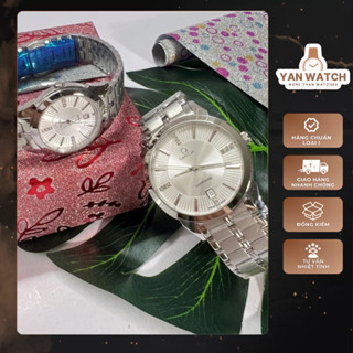 Đồng Hồ Đeo Tay Cặp Đôi Nam Nữ 802 Cao Cấp, 40 mm, Máy Pin Nhật, Siêu Bền, Sang Trọng, Mặt Kính Chống Trầy Xước