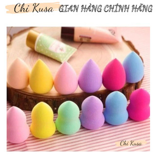 Bông mút hồ lô tán nền, phấn phủ, kem nền