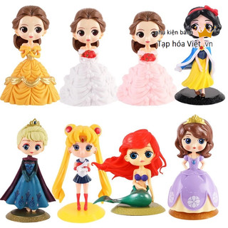 Công Chúa Bella trang trí bánh sinh nhật, cô dâu trang trí bánh, topper cake