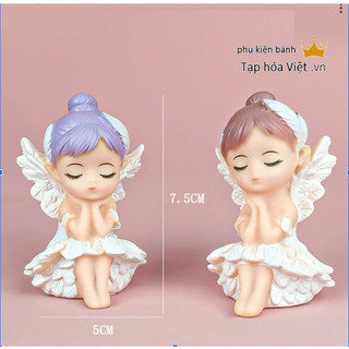 Bé Thiên Thần trang trí bánh sinh nhật, em bé nhựa trang trí