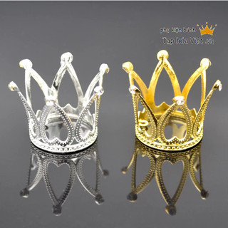 Vương Miện Nhí trang trí bánh sinh nhật, vương miện mini 6 cánh