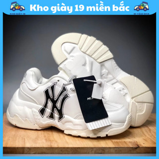 Giày thể thao MLB NY đen, Giày La xanh đế liền hack chiều cao bản đẹp unisex 2024