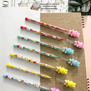 Bút chì khúc A-79 - bút chì đốt - hình thỏ dễ thương