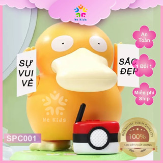 Vịt Vàng Nhảy Múa Theo Nhạc PsyDuck Pokemon Con Vịt Vô Tri Hài Hước Quà Tặng Sinh Nhật Trang Trí 1 Đổi 1 Kèm Pin