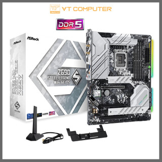 Bo mạch chủ mainboard asrock z690 steel legend wifi 6e ddr5 new bảo hành chính hãng 36 tháng