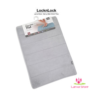 Thảm chùi chân Lock&Lock Memory Foam MAT510 màu ghi - Larva Store