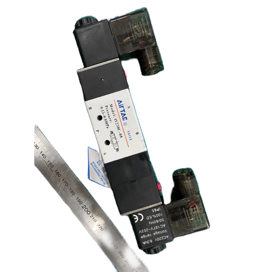 ATS_Van điện từ 5 cửa 4V230C-08 Airtac