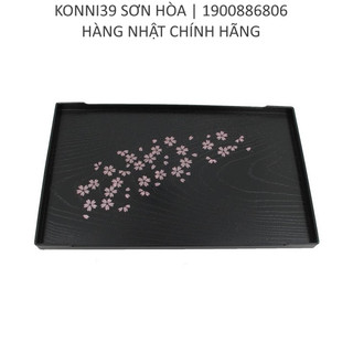 Khay nhựa đựng đồ,Khay đựng trà, bánh hoa anh đào nhựa PP cực kỳ bền -Konni39 Sơn Hoà