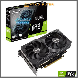 Card màn hình vga asus rtx 3050 dual 6gb / 8gb gddr6 2 fan v2 new bảo hành chính hãng 36 tháng