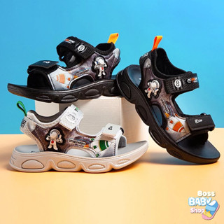 Dép Sandal Cho Bé Trai 4- 10 Tuổi Thể Thao Phi Hành Gia Phong Cách Hàn Quốc Bền Đẹp (D812)
