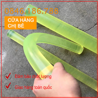 Thanh nhựa PU tròn đặc chiều dài 50cm Gậy Cao Su PU Polyurethane Độ Đàn Hồi Cao