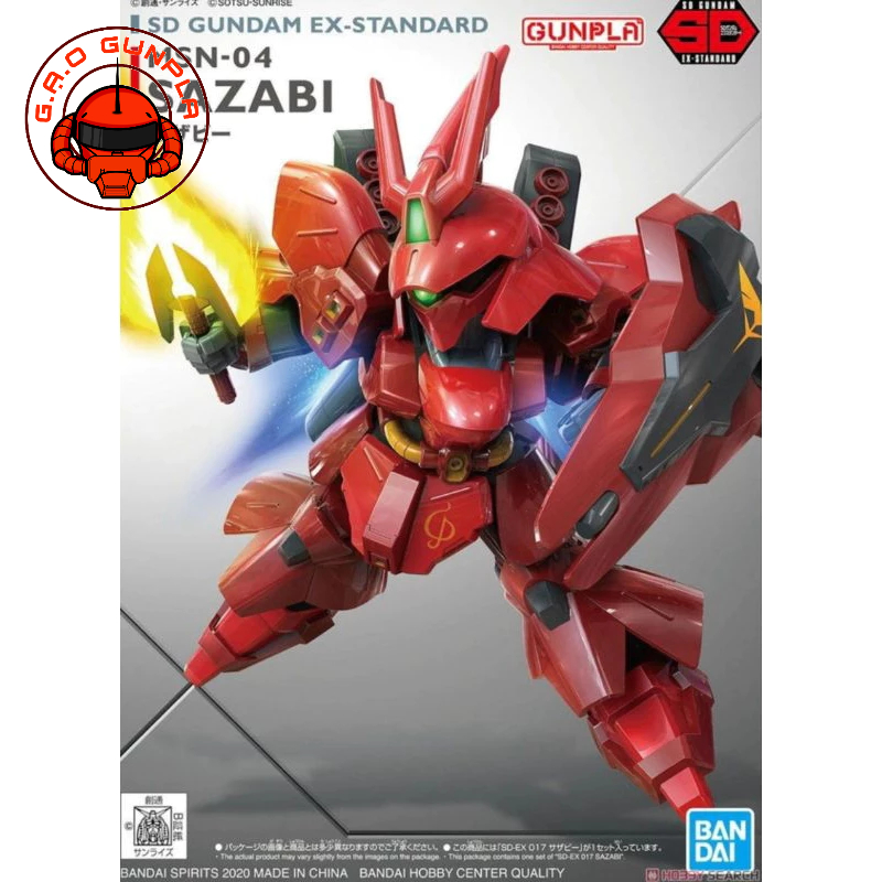 Mô hình lắp ráp Gundam Bandai Gundam SD EX Standard Sazabi Bandai